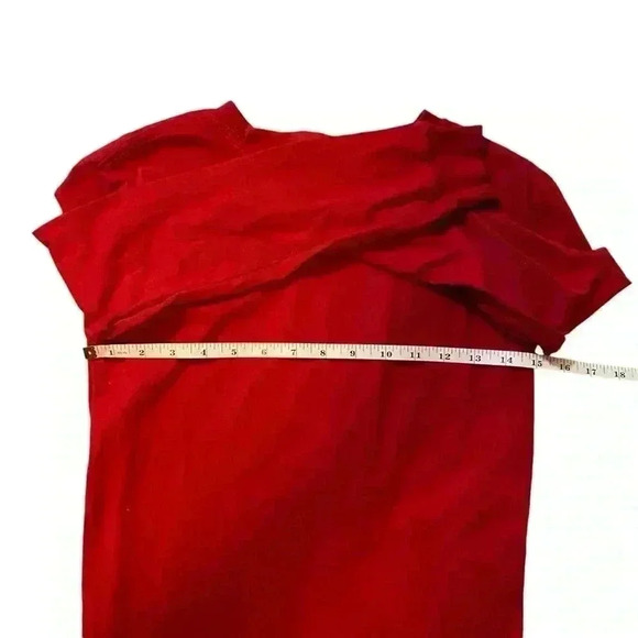 Tommy Bahama Women's Sweatshirt Top 100% Cotton Red Size L - Picture 9 of 11